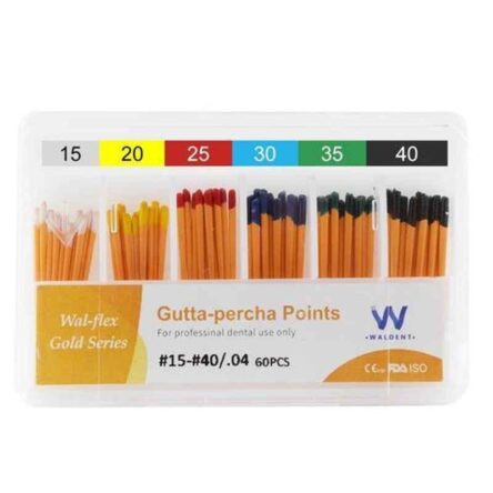 Waldent 4% (15-40) Gutta Percha Points Packet