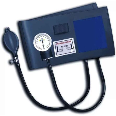 Firstmed Black Aneroid Palm Manual Professional Sphygmomanometer BP Monitor