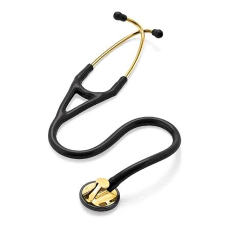 3M Littmann 27 inch Brass Finish Black Tube Cardiology Stethoscope