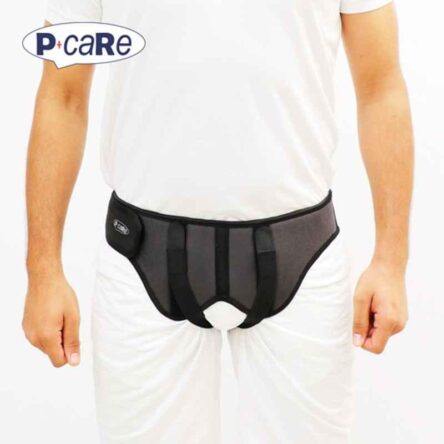 P+caRe Grey & Black Hernia Belt