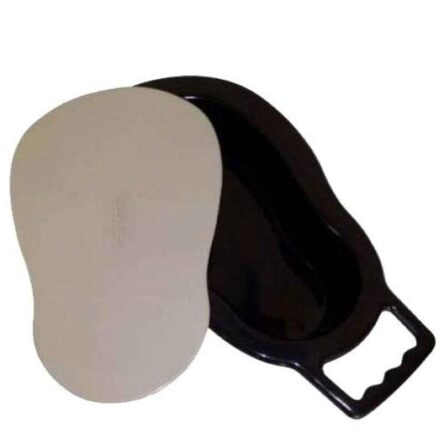 Divine Medicare Polypropylene Portable Premier Bed Pan with Lid Cap