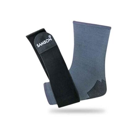 Samson AK-0713 Black & Grey Ankle Support with Binder