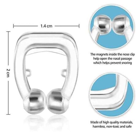 DeoDap Silicon Snore Free Nose Clip