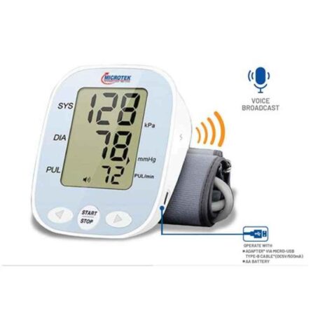 Microtek Automatic Upper Arm Blood Pressure Monitor with Voice Broadcast