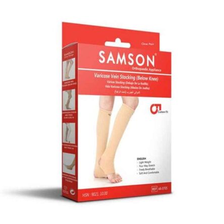 Samson AK-0705 Beige Below Knee Varicose Vein Stocking