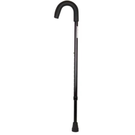 Entros Premium Aluminum Height Adjustable Single U-Shaped Folding Walking Stick