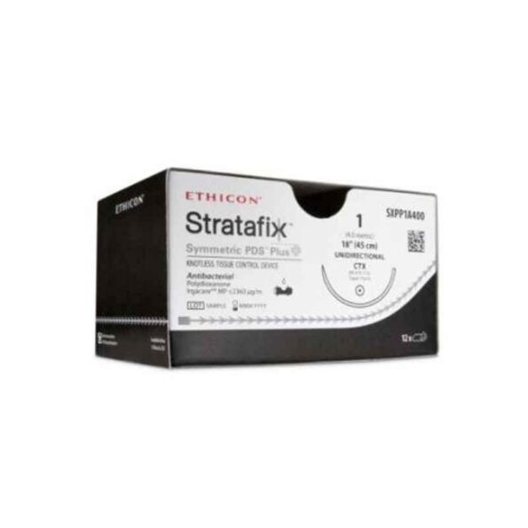 Ethicon SXPP1A405 12 Pcs 1 Violet Stratafix Symmetric Pds Plus Suture Box