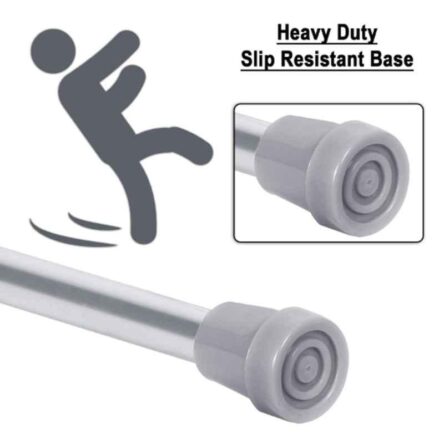 MCP 29-38 inch Silver Aluminum Walking Stick