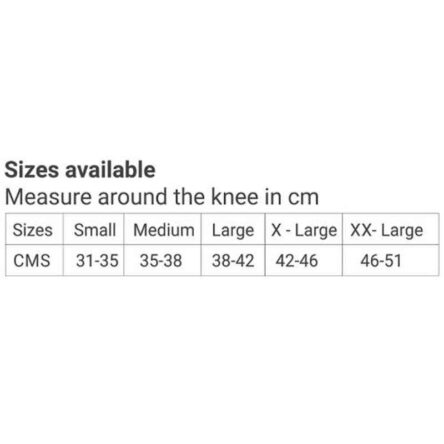 Dyna Large Breathable Fabric Comfort Knee Support