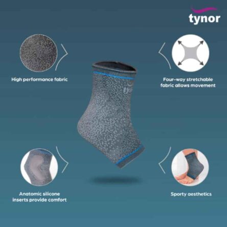 Tynor Silicon Ankle Support