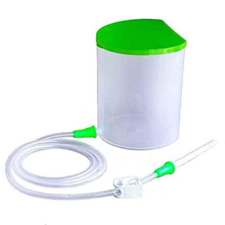 Forgesy 1500ml PVC Enema Kit with Colon Tip & Pinch Clamp