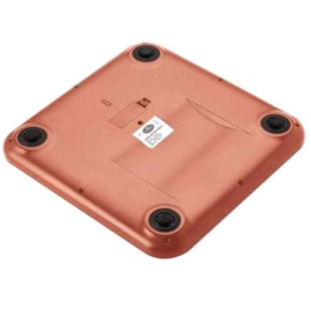 Easycare 5-180kg Brown Leather Look Fiber Body Digital Weighing Scale