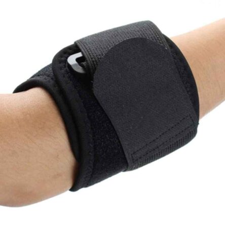 Fidelis Healthcare Elastic Black Tennis Elbow Support