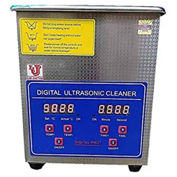 Lab Junction 2L Metallic Digital Ultrasonic Cleaner with Temperature