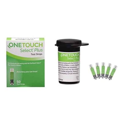 OneTouch 50 Pcs Select Plus Diabetes Test Strips Box (Pack of 2)