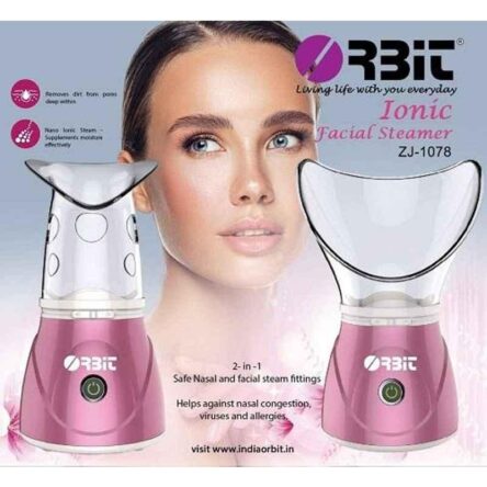 Orbit 2-in-1 150W Pink Safe Nasal & Facial Steamer