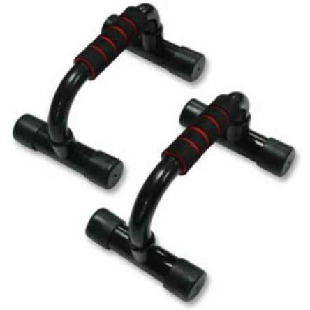 Pristyn Care Metal Frame H Shape Push Up Bar Stand with Comfortable Grip