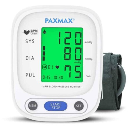 Paxmax BP65E Digital Blood Pressure Monitor with Voice USB Port