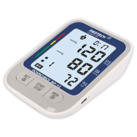 Medtech BP12 Portable Automatic Digital Blood Pressure Monitor Machine with Backlight