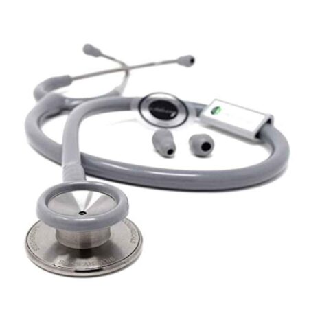 Indosurgicals Silvery II Stainless Steel Grey Stethoscope