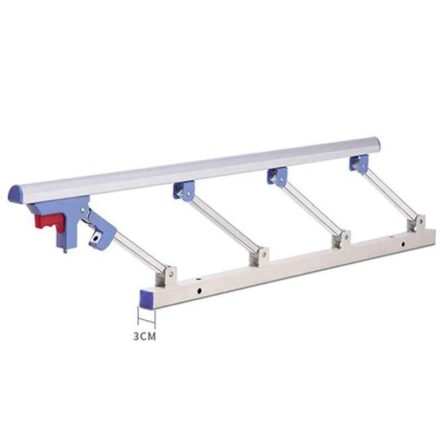 PMPS 4ft Alumunium & Steel Guard Railing for Hospital Bed