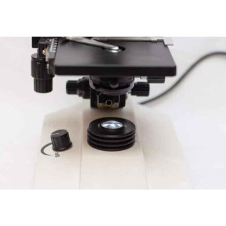 Labcare 100-265VAC Microscope with LED Light & Lab Binocular Head