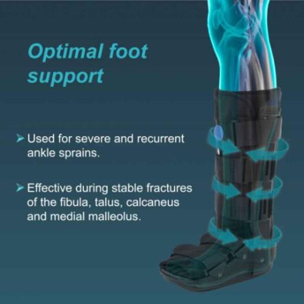 Tynor D51ACZ Steel & Nylon Black Air Walker Boot
