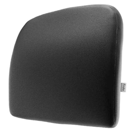 Frido SLC01-N Memory Foam Black Slim Lumbar Cushion