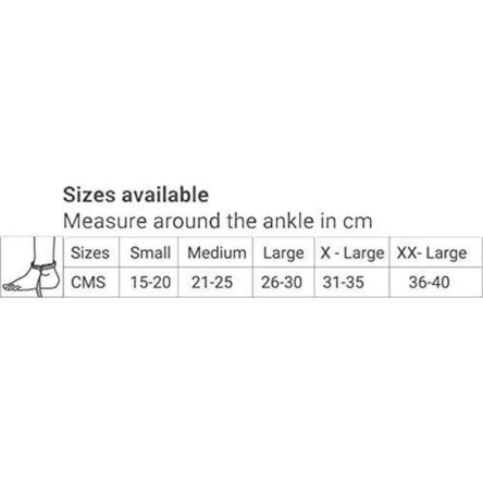 Dyna Double Extra Large Breathable Fabric Comfort Ankle Support