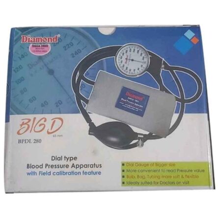 Diamond BPDL 280 65mm Dial Type Blood Pressure Apparatus