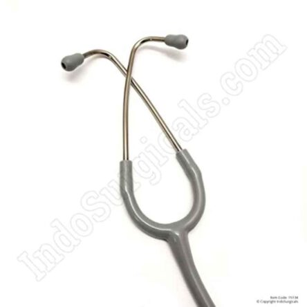 Indosurgicals Silvery Aluminium Grey Stethoscope