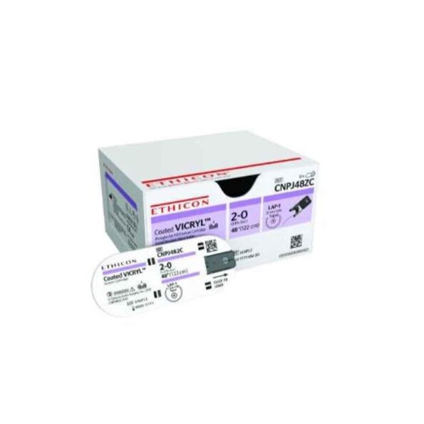 Ethicon J602H 36 Pcs 2-0 Violet Coated Vicryl Polyglactin 910 Suture Box