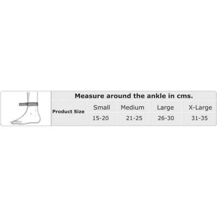 Lively Large 4-Way Stretch Ankle Support