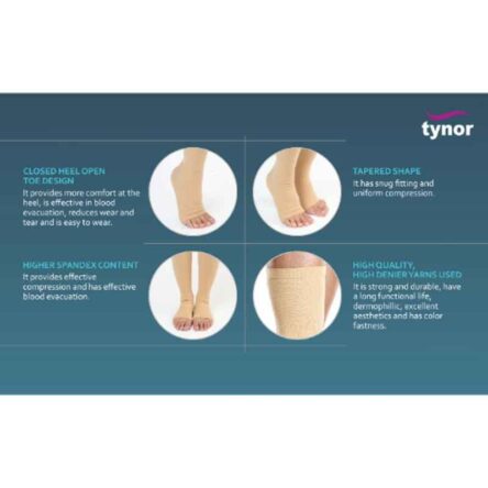 Tynor Compression Mid Thigh Stocking