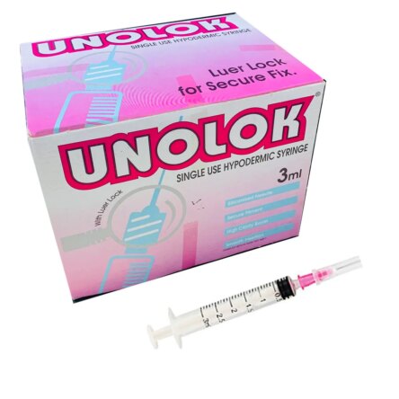 HMD Unolok Syringe 3ml | 24 Gauge | 1 Inch Needle