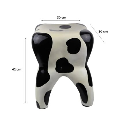 iDENTical Tooth Shape Premium Stool – Tiger