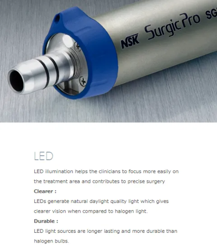 Nsk Surgic Pro+ – Optic With TI Max X DSG20L Handpiece