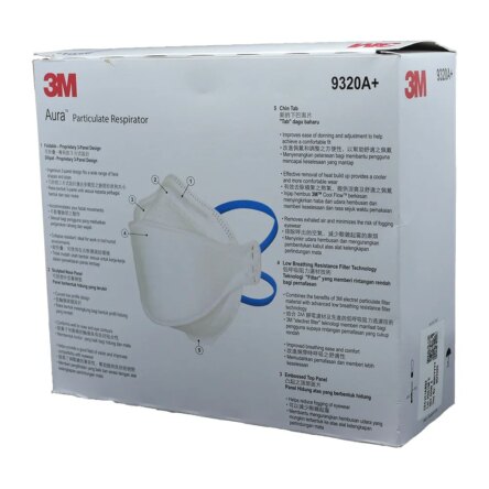 3M Aura 9320A FFP2 Mask (Pack Of 20)