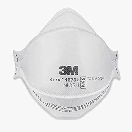 3M Aura 1870 N95 Particulate Respirator and Surgical Mask