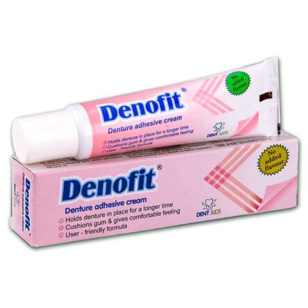 Dentaids Denofit Denture Adhesive Cream 15gm (Pack of 12)