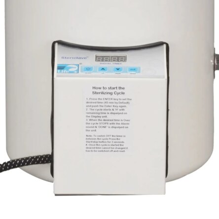 Life Stericlave With Digital Display Timer – 18 Litres With Drum (9 x 9 inches) [ST1012EDT]