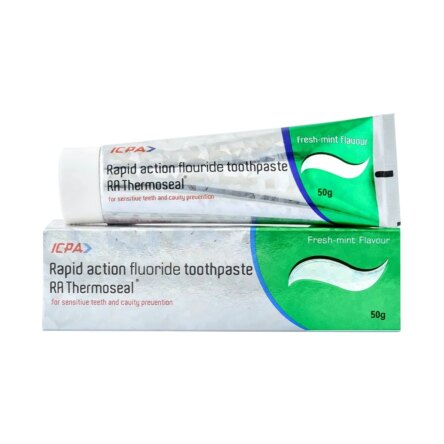 ICPA RA Thermoseal Rapid Action Fluoride Toothpaste 100 gm ( Pack Of 12 )