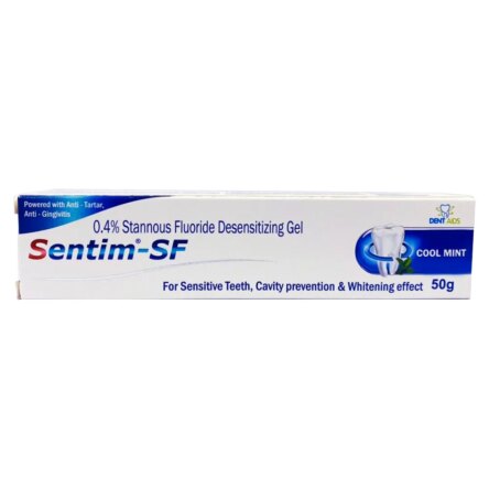 Dentaids Sentim SF Toothpaste 50gm (Pack Of 12)