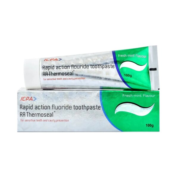 ICPA RA Thermoseal Rapid Action Fluoride Toothpaste 100 gm ( Pack Of 12 )