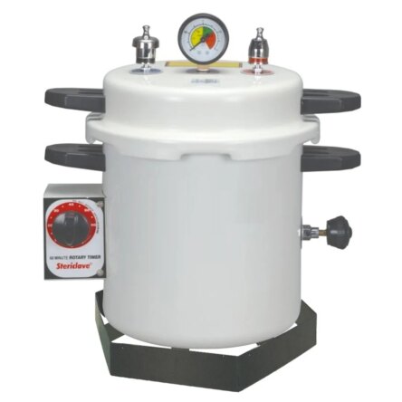 Life Stericlave With Rotary Timer - 14 Litres With Drum (8 x 8 inches) [ST911EPT]