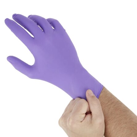 Blossom Lila Nitrile Exam Gloves – Large