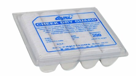 Capri Cheek Dry Guard Plain Small 200/pk