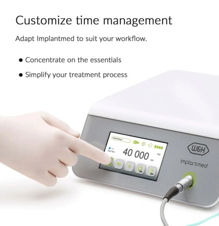 W&H Implantmed Surgical Unit With WI -75 E/KM Implantology Contra Angle 20:1