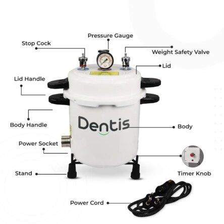 Dentis Insta-Clave Autoclave with Timer And Drum – 14L