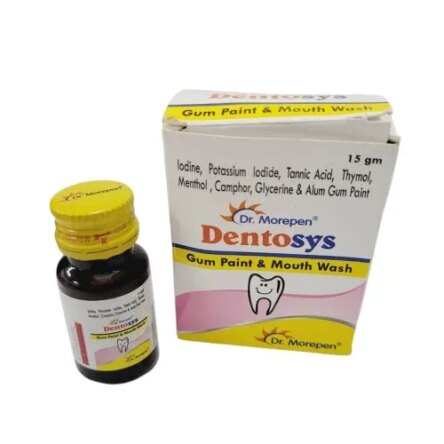 Dr. Morepen Dentosys Gumpaint And Mouthwash (Pack of 1)